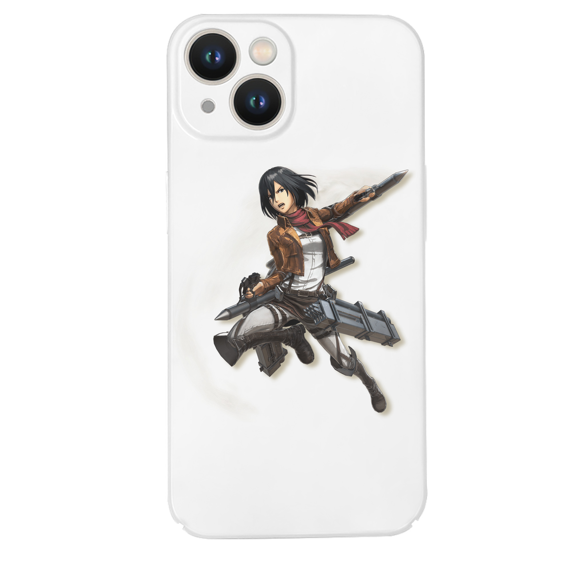 （画像用） 進撃の巨人 ミカサ·アッカーマン Attack on Titan Mikasa Ackerman 【iPhone 14シリーズ対応】ハードケース